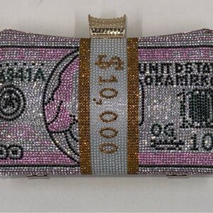 Crystal Embellished Clutch Bag